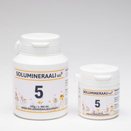 Solumineraali 5: Kaliumfosfaatti &ndash; Hermojen ja psyyken solumineraali