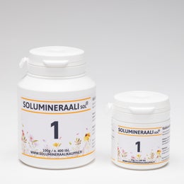 Solumineraali 1: Kalsiumfluoridi &ndash; Ihon, nivelten ja sidekudosten solumineraali